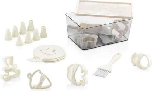 Qlux Pastry Tools Set made of Plastic 22pcs