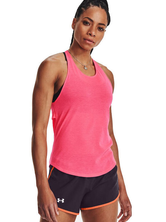 Under Armour Women's Athletic Blouse Sleeveless Pink