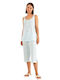 Harmony Summer Women's Pyjama Set Cotton Light Blue