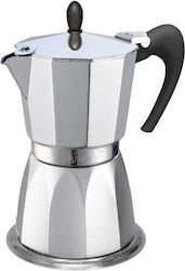 GAT Granmocha Μπρίκι Espresso 3cups Ασημί