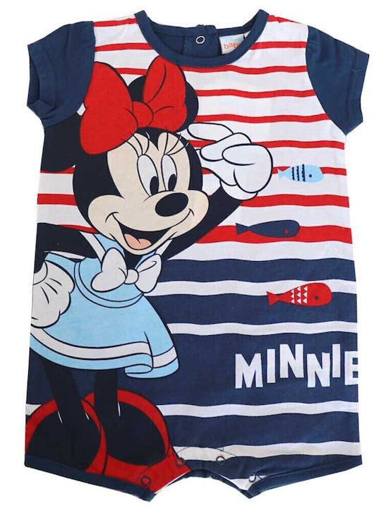 Disney Minnie Mouse Babystrampler Kurzärmelig Marineblau