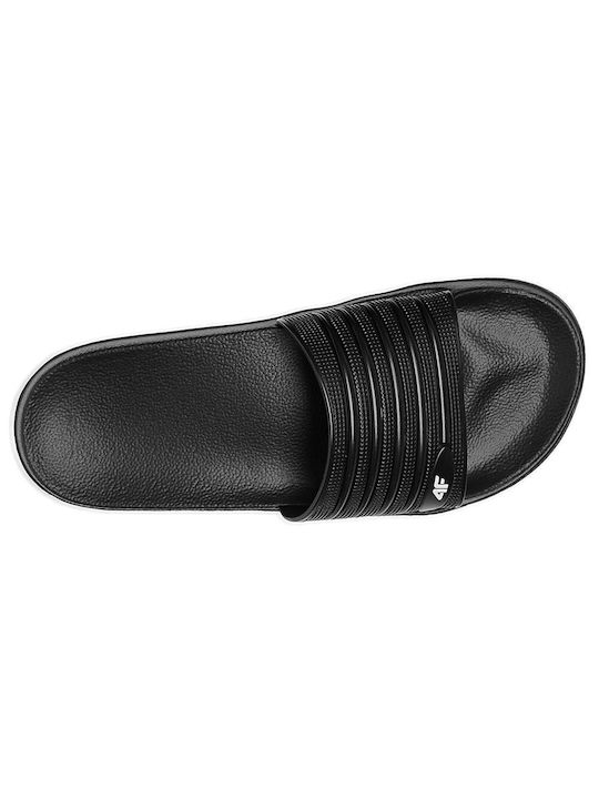 4F Herren-Flip-Flops Schwarz