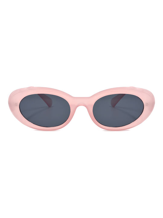 Awear Faye Women's Sunglasses with Pink Plastic Frame and Pink Lens