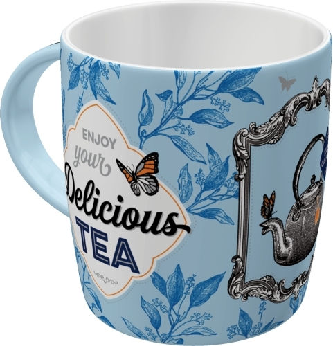 Nostalgic Art Always Time for a Tea Κούπα Κεραμική Μπλε