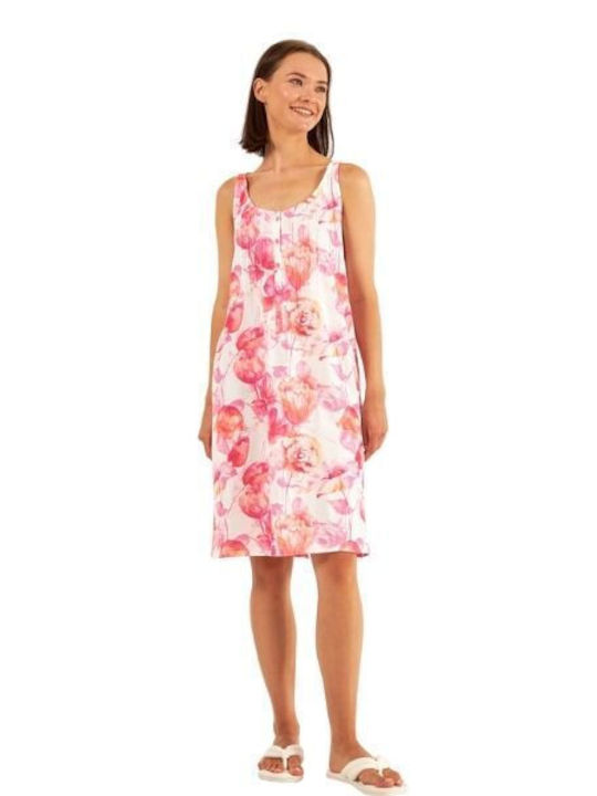 Harmony Sommer Damen Nachthemd Rosa