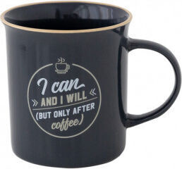 Mr. Wonderful Κούπα Κεραμική Μαύρη 280ml