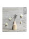 Synchronia Decorativ Floare din Lemn 4x1x2cm 1buc