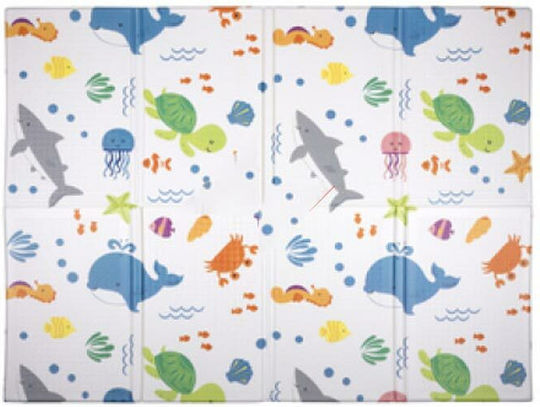 Eddy Toys Handmade Kids Synthetic Rug Θάλασσα 100x120cm 8mm