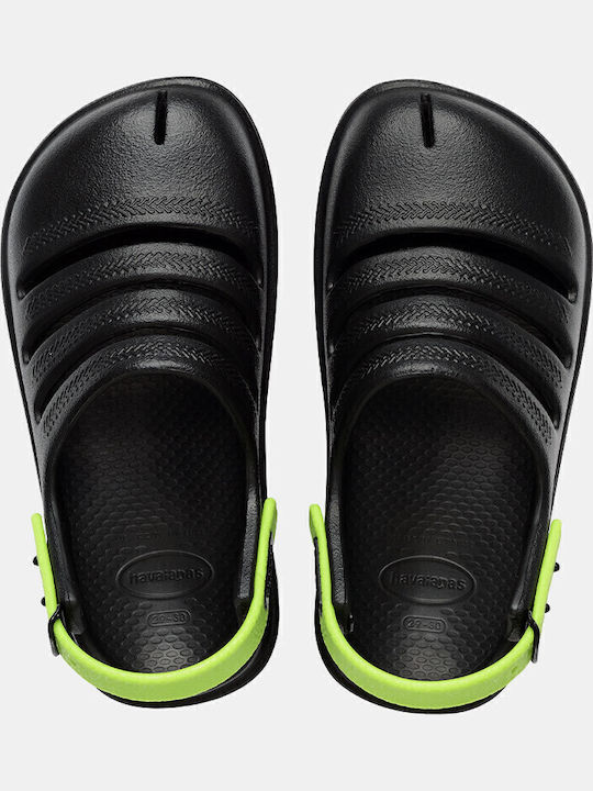 Havaianas Παιδικά Σαμπό Θαλάσσης Μαύρα