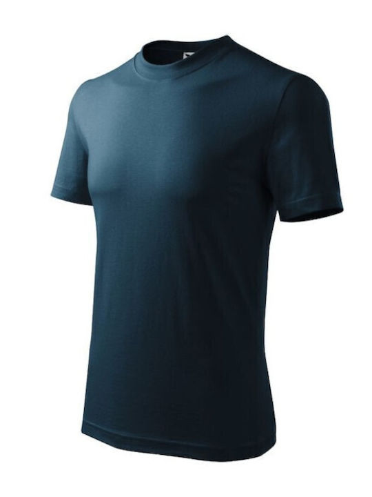 Adler Men's Short Sleeve Promotional T-Shirt Navy Blue