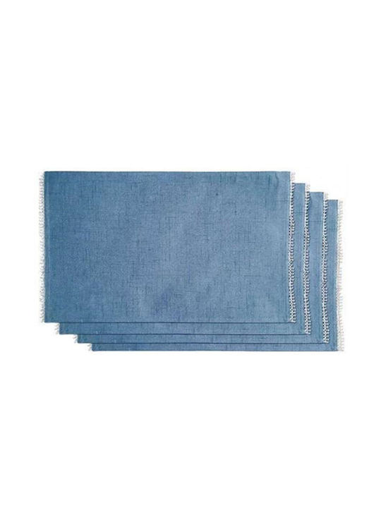 InTheBox Fabric Placemat Blue 45x35cm