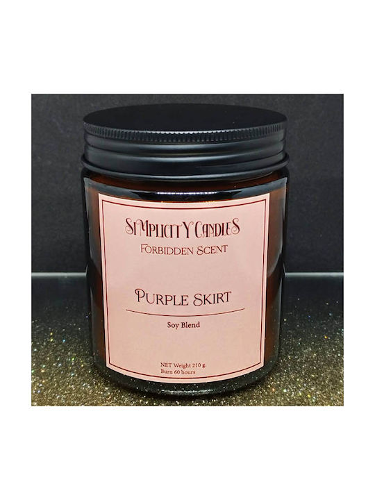 Aromatic Plant Candle Purple Skirt 210g