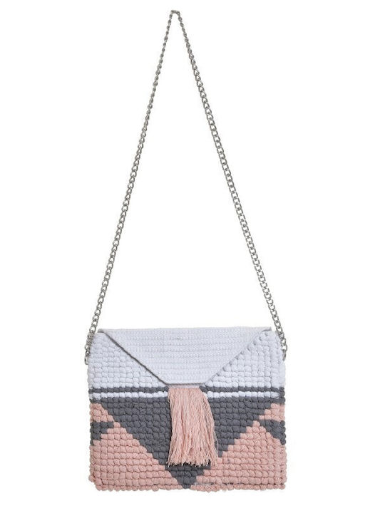 Fabric Women's Shoulder Bag White