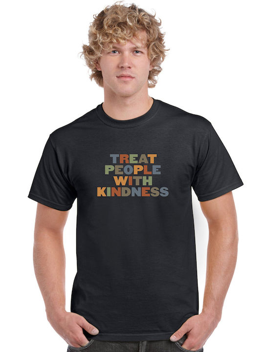 Treat People with Kindness Logo black shirt