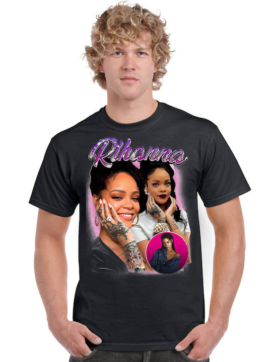 Bluză neagră Rihana Logo