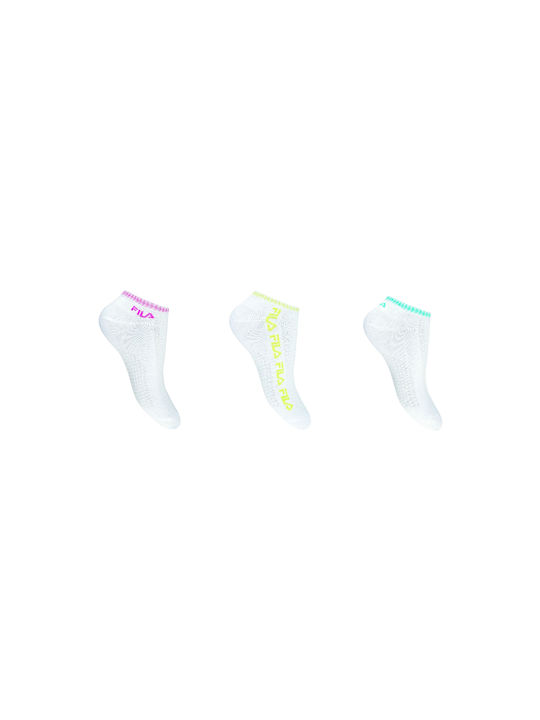 Fila Damen Socken Weiß 3Pack