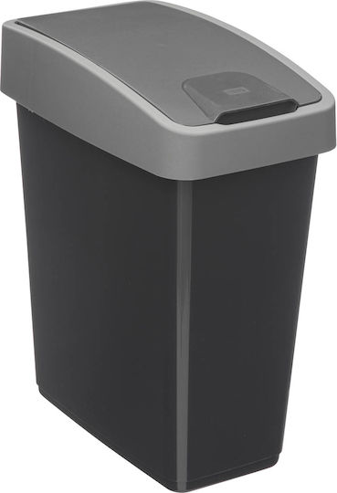 5Five Coș de Gunoi Plastic Negru 45lt 1buc