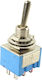 MINI ON-ON 3A-250VAC 6A-125VAC On-Off switch Toggle Double Silver 1pcs