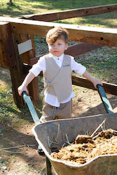 Bambolino Boys Baptism Suit with Vest Arnold Brown