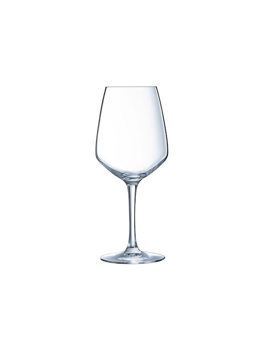 Arcoroc Σετ Ποτήρια για Λευκό και Κόκκινο Κρασί από Γυαλί Κολωνάτα 400ml 6τμχ