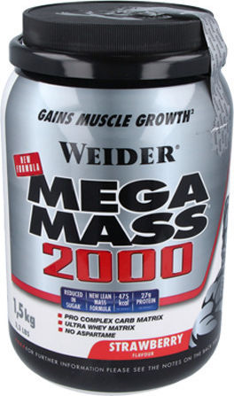 Weider Mega Mass 2000 mit Geschmack Blaubeere 1.5kg