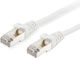 Equip S/FTP Cat.6a (Gigabit) Καλώδιο Δικτύου Ethernet 30m Λευκό