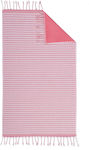 Nef-Nef Sweet Line Kids Beach Towel Red 120x70cm