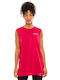 Be:Nation Femeie Bluză-rochie Fără mâneci Roșu