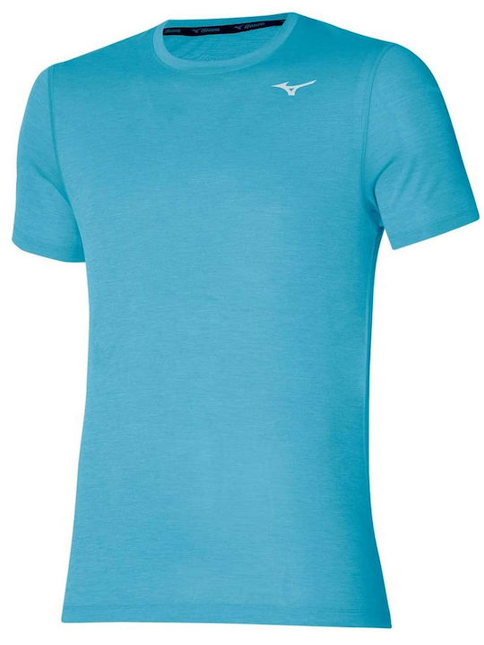 Mizuno Impulse Core Sportliches T-Shirt Hellblau