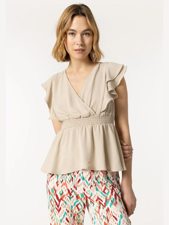 Tiffosi Blouse Beige