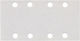 Smirdex 510 White Line Φύλλο Λείανσης Παλμικού Τριβείου K120 με 8 Τρύπες 93x185mm