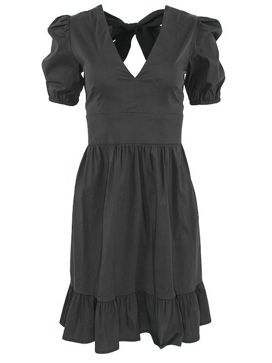 Chantal Μαύρο Εξώπλατο Φόρεμα