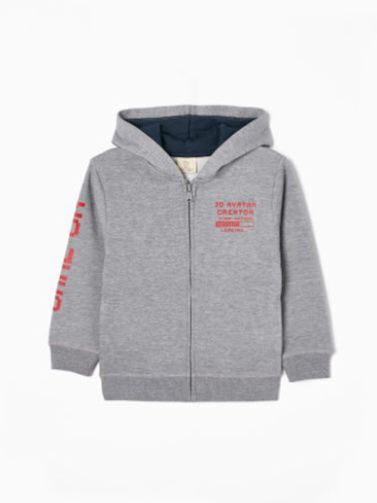 Sweatshirt for boy in grey ZKBAP0201_22048