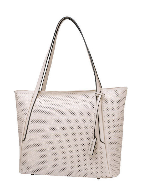 Puccini Women's Bag Shopper Shoulder Beige