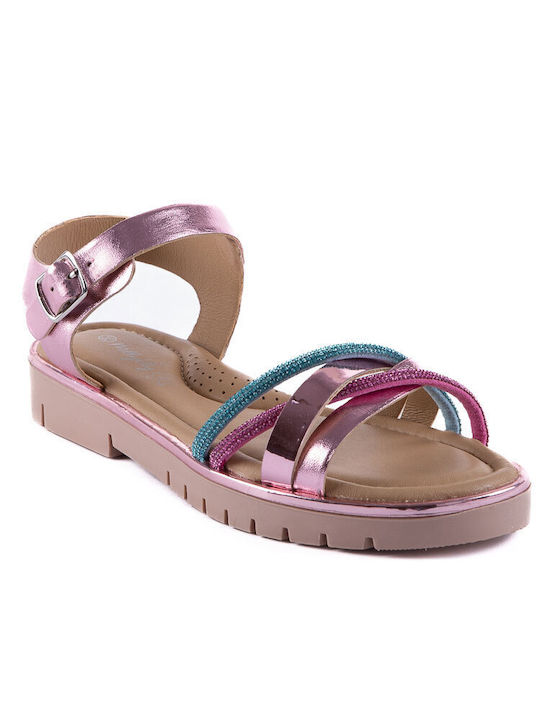 MILLY LILLY - Sandale, MULTICOLOR ROZ, 313-135-995