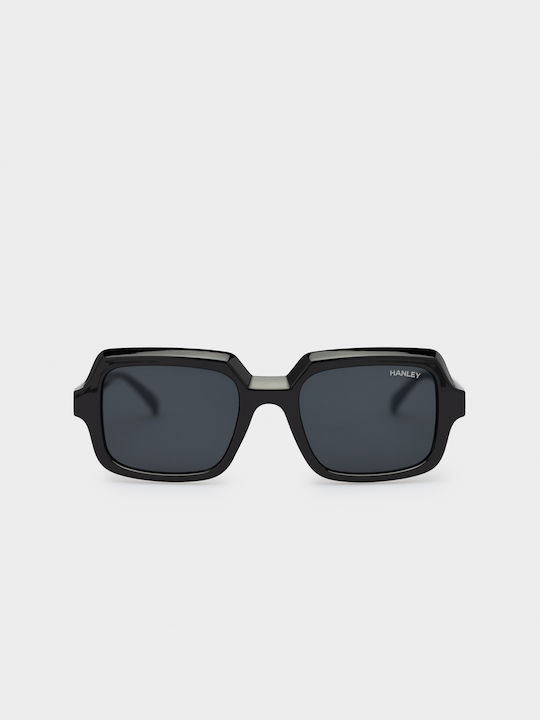Hanley Ace Sonnenbrillen mit Black Rahmen und Schwarz Polarisiert Linse