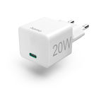 HAMA Ladegerät ohne Kabel mit USB-C Anschluss 20W Stromlieferung Weißs (201650)