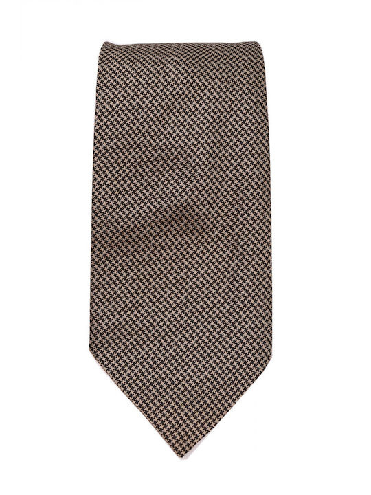 ARMANI COLLEZIONI TIE 9.5CM DESIGNER BROWN