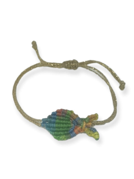 Ananna Macrame bracelet Fish Multi