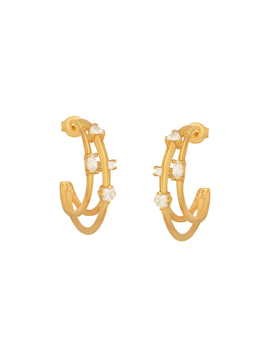 Silver plated gold plated earrings Tricei Lily earrings