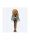 Brosche Figur "Fluffy Brown" aus Plexiglas