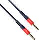 Καλώδιο Ήχου 3.5mm male - 3.5mm male Μαύρο 1m με Επίχρυσους Ακροδέκτες 40278