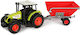 Claas Celtis 446 tractor with trolley