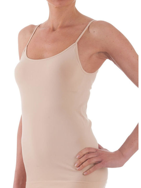 DIANA - 30018-2 Elastic Camisole with Thin Strap, Seamless Leather