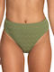 Roxy Bikini Slip High Waist Green