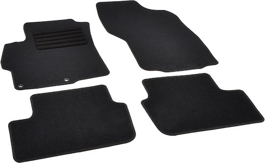 Rigum Set of Front and Rear Mats 4pcs for Mitsubishi Lancer Citroen CX 2008+ Black