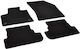 Rigum Set of Front and Rear Mats 4pcs for Peugeot 3008 Opel Grandland X Black
