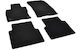 Rigum Set of Front and Rear Mats 4pcs for Ford Kuga Black