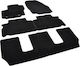 Rigum Set of Front and Rear Mats 5pcs for Ford Galaxy / S-Max Black