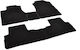 Rigum Set of Front and Rear Mats 4pcs for Honda CR-V 2007 2012 Black